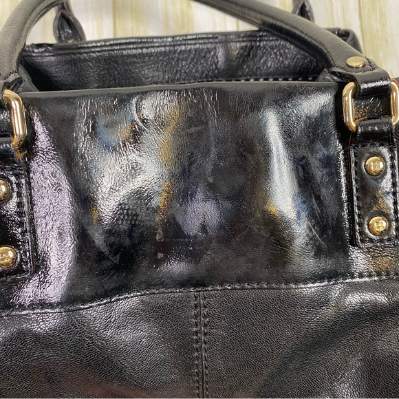 Kate Spade Black Boerum Hill Anisha Patent Leather Handbag Purse - Picture 6 of 10
